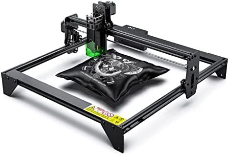 Graveur laser A5 20W, Machine de gravure laser Machine de découpe laser bricolage pour métal, vinyle, bois, cuir (prise UE)