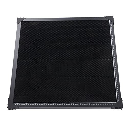 Table de Travail pour Graveur Laser, Ensemble de Panneaux de Travail pour Graveur Laser Empêche la Combustion Dissipation Rapide de la Chaleur Métal Acier Nettoyer les Incisions Effacer les Marques