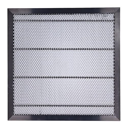Lit de travail laser pour tapis en nid d’abeille Longzhuo, table en nid d’abeille pour graveur laser, plaque de plate-forme de plaque de lit de travail pour la découpe de gravure (400x400x22mm)